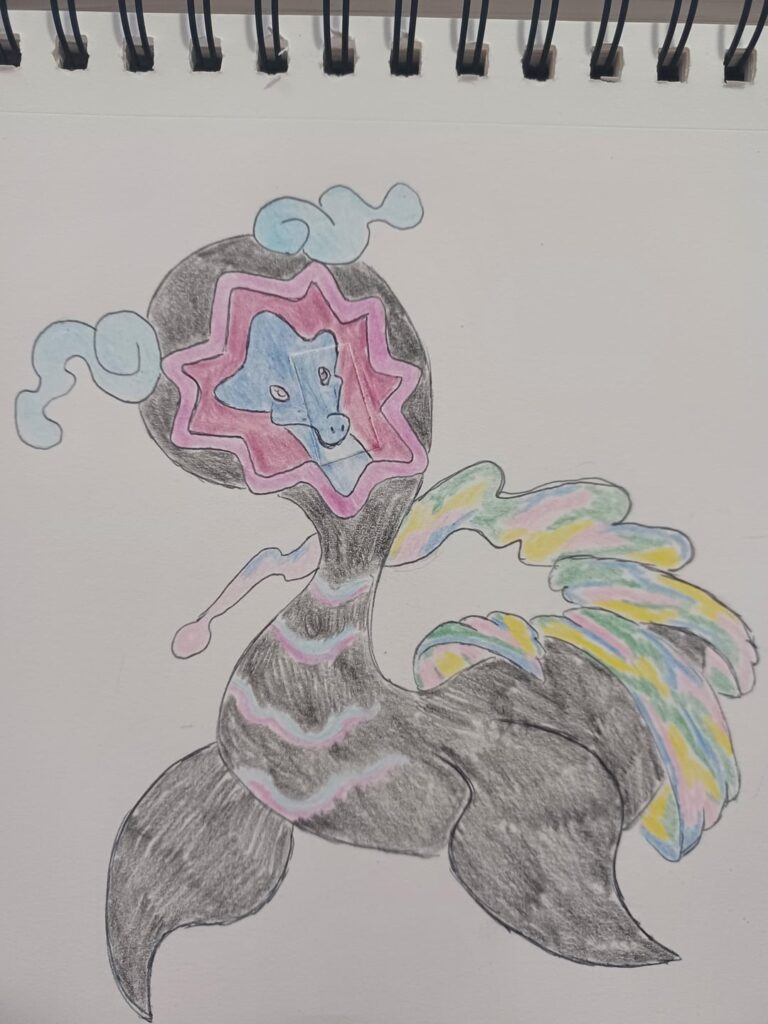 PETROLEFIN-The Oil Suit Pokemon. The final evolution of my water starter