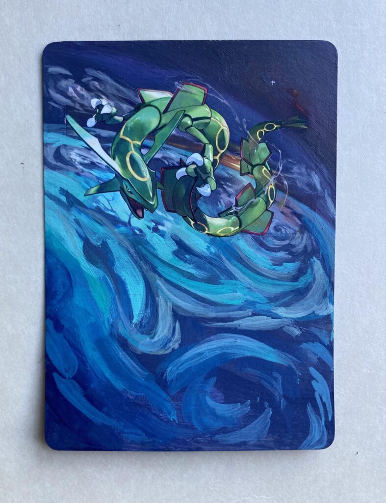 Handpainted card again