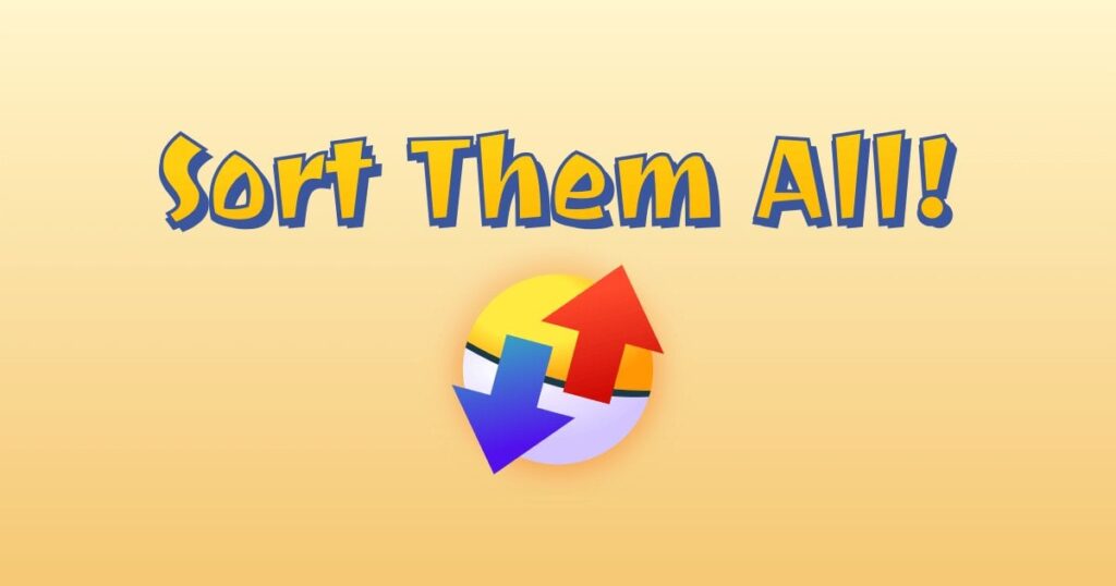 (OC) I've been working on a little Pokémon-themed daily game called Sort-Them-All