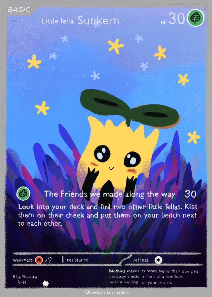 Making my own Pokemon card set : the Little fellas set
