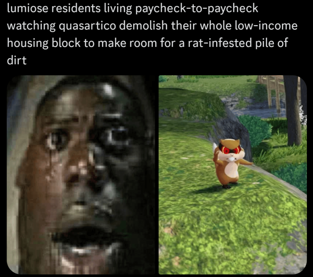 all that open space had to come from somewhere...