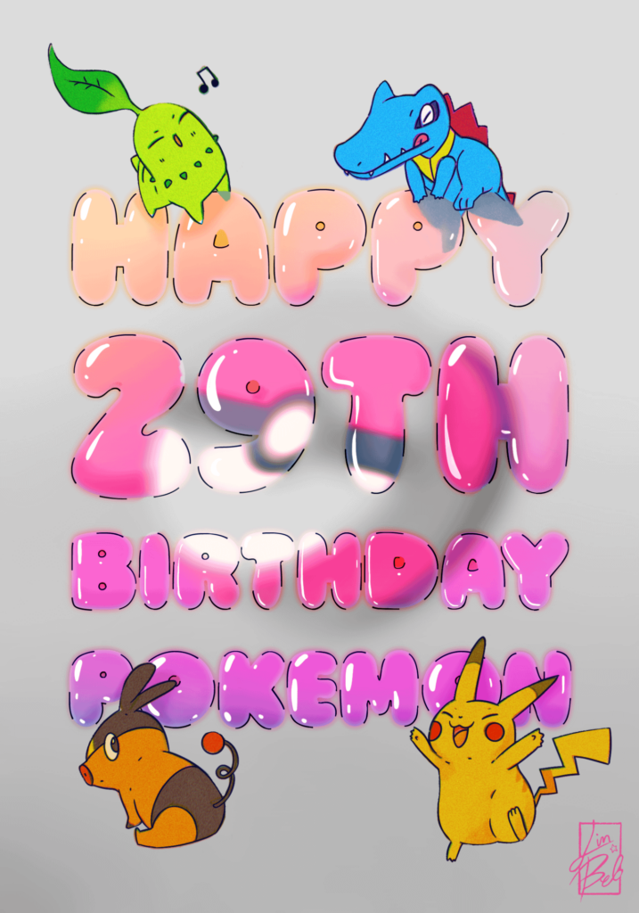 Oh god I am so late but HAPPY B-DAY POKEMON! and grats to our new Legends ZA starters 💕✨️