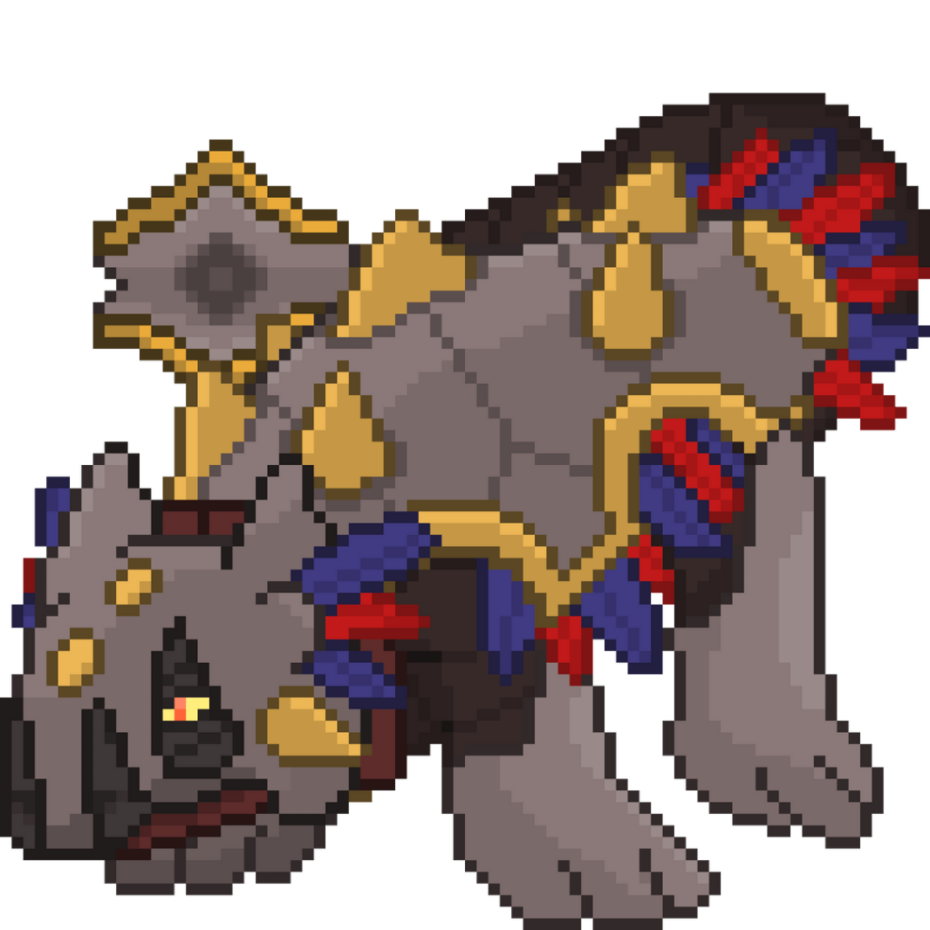 Ankylord, the Steel Behemoth Fakemon