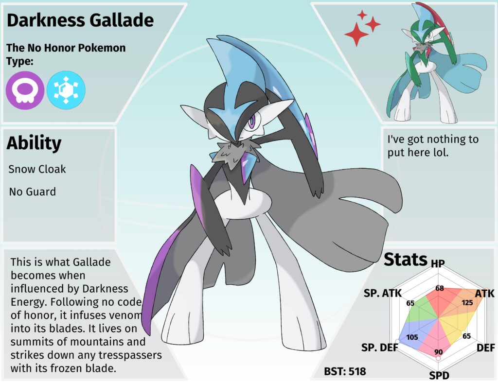 Gallade’s Darkness form