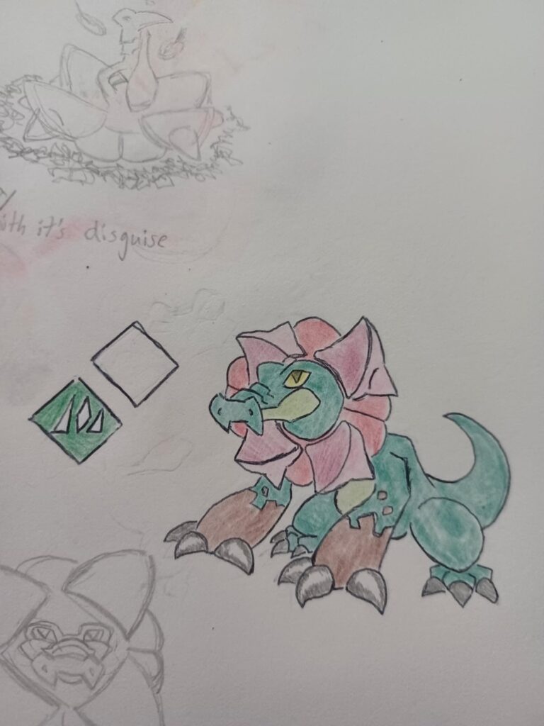 THORATRAP-The Entrapment Pokemon. The evolution to SPIONAEA