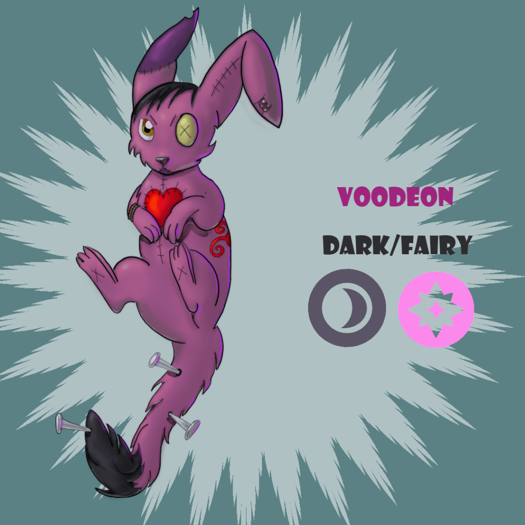 Voodeon, The Dark/Fairy Type Eeveelution