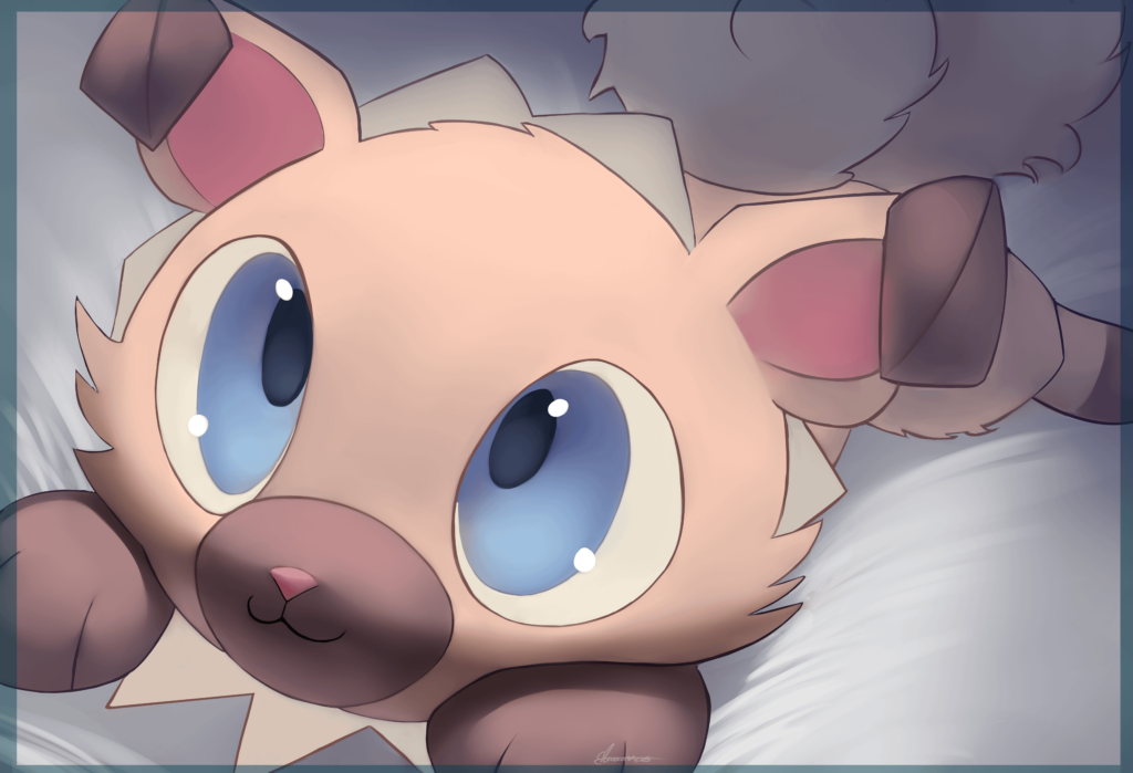 Curious Rockruff, [OC]