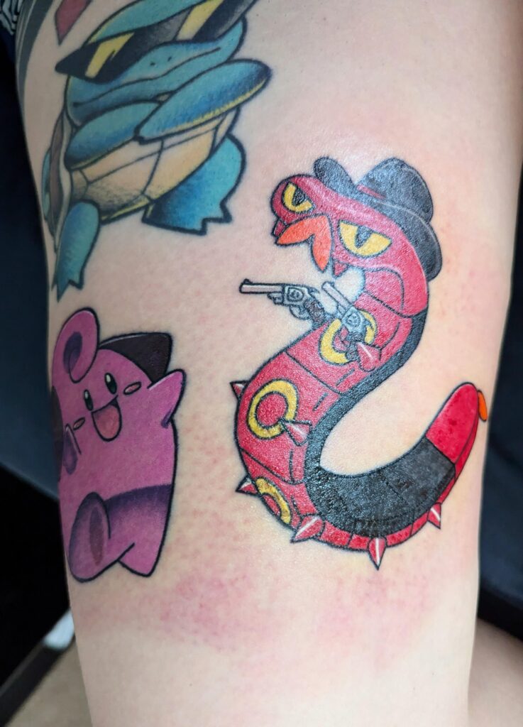 Got some more added to my leg