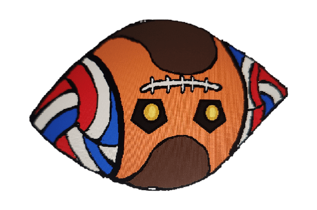 Made a pokemon based on sports balls, inspired by voltorb