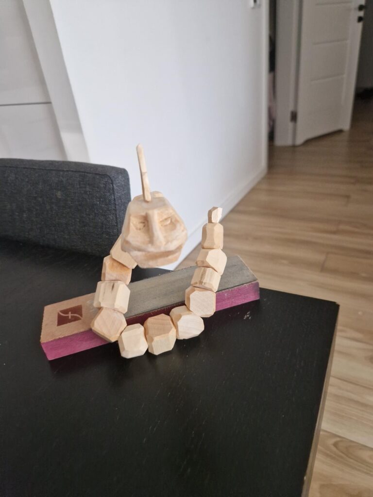 Process of wood carving Onix *UPDATE* [OC]
