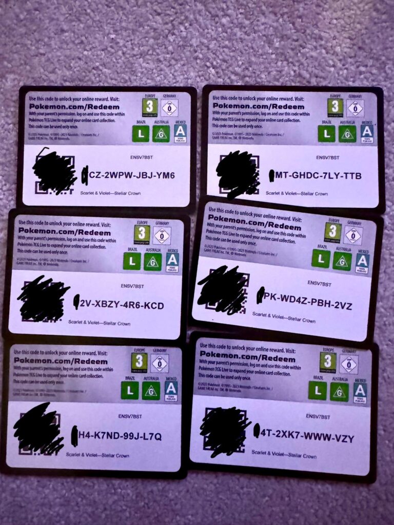Free codes below!