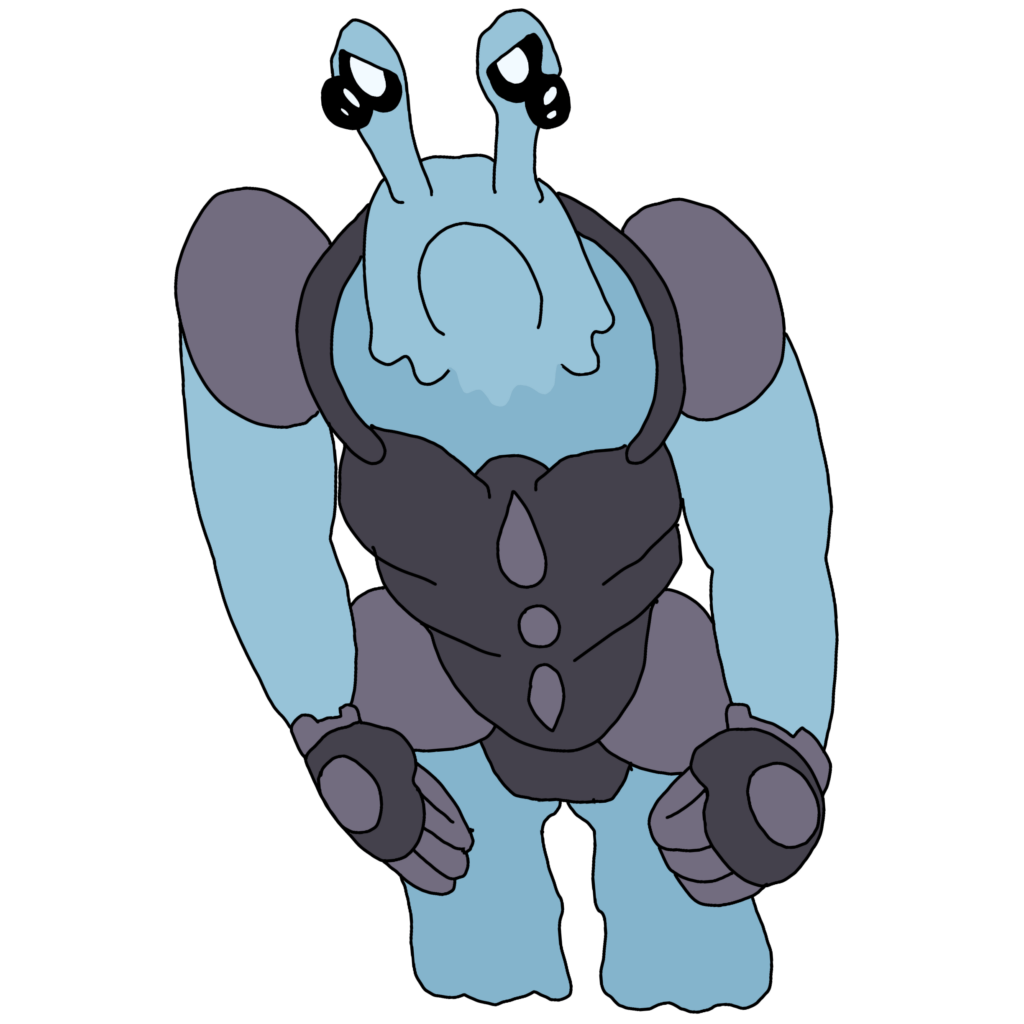 An evolution that can only be obtained by complete monsters... Meet the Ice / Fighting alternative evolution to Glasnail, known as Moluturnal!