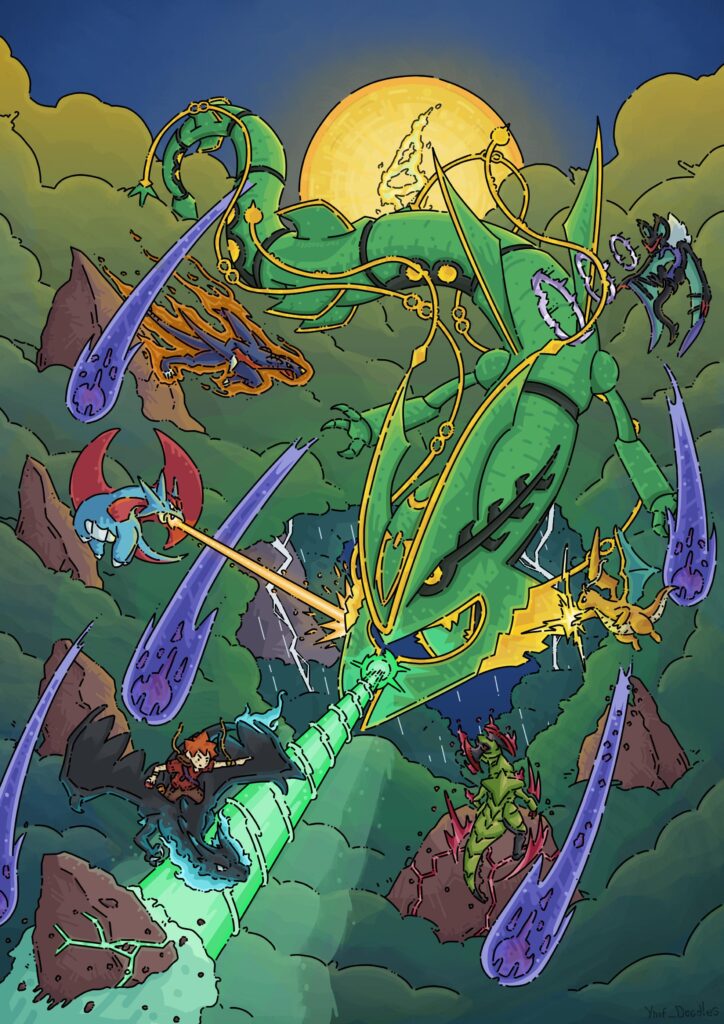 Battle against the final dragon [OC]