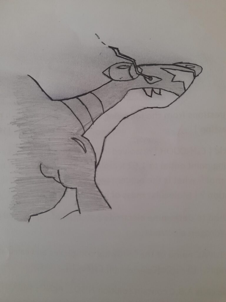 A little Garchomp drawing I made.