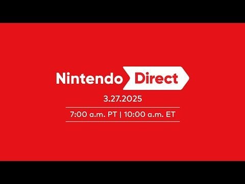 Tune in tomorrow, March 27th, at 7 a.m. PT for a livestreamed #NintendoDirect, featuring around 30 minutes of upcoming games for Nintendo Switch. There will be no updates about Nintendo Switch 2 during this presentation.