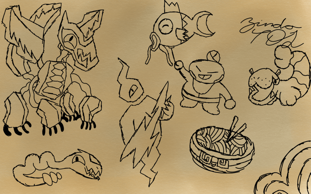 Drew a few quick sketches, any potential in any of these guys?