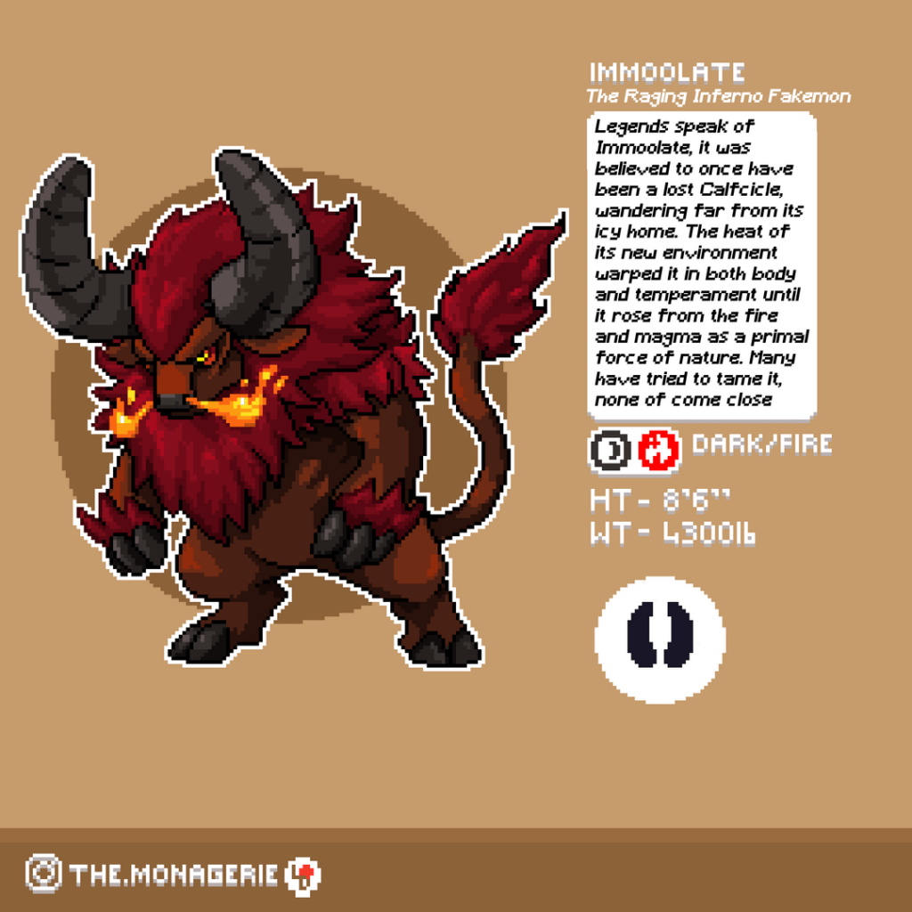 Immoolate - The Raging Inferno Fakemon!