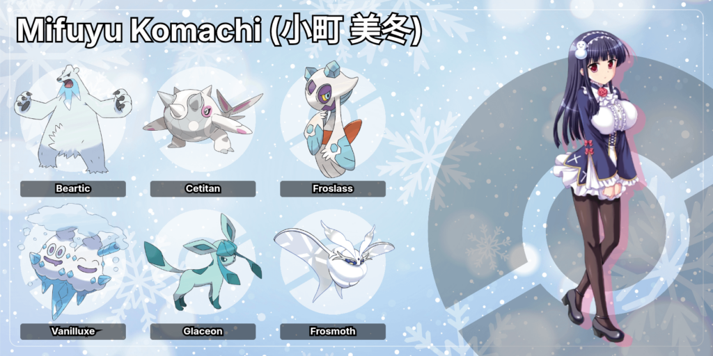 I made an Ice-type Pokemon Trainer Card!