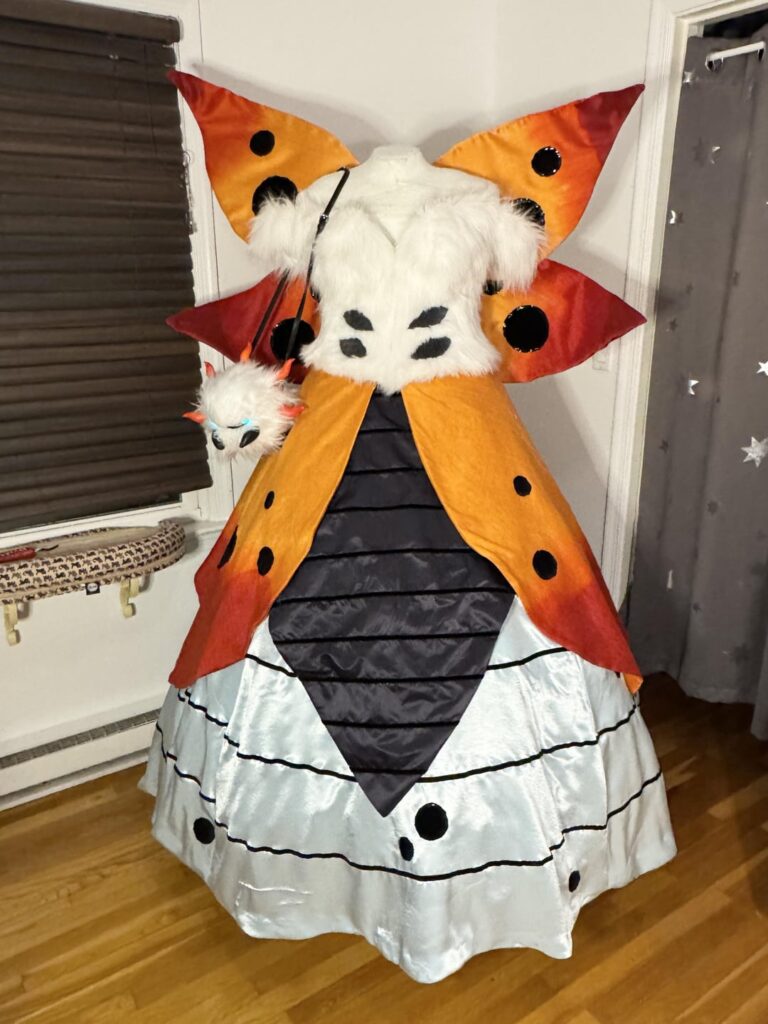 Making a Volcarona costume