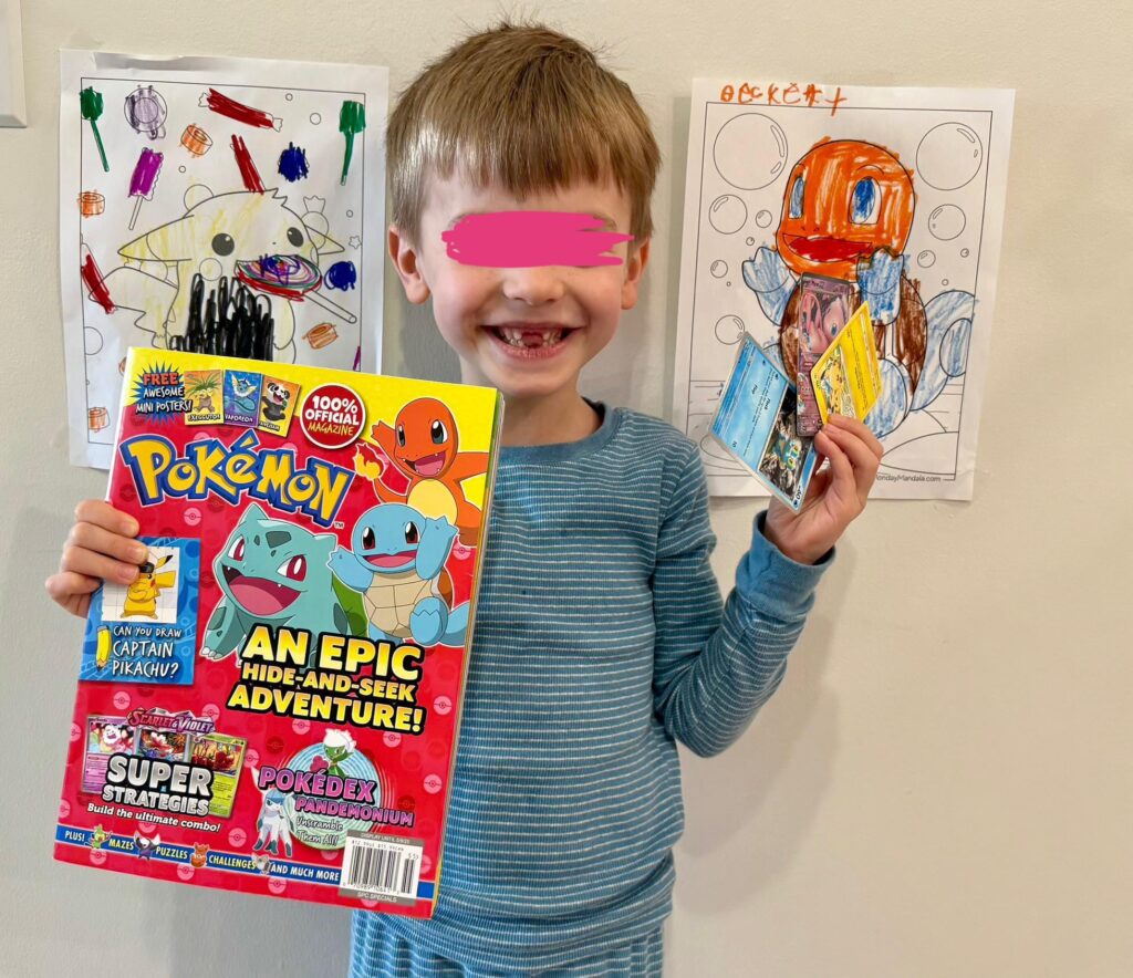 Any advice for a mama with a kindergartner who loves Pokemon?