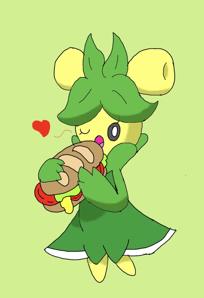 Dolliv eats a sandwich (OC)