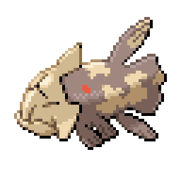 Am I the only one who thought relicanth's sprite was swimming away from the trainer? I thought it's face was always hidden until later releases showed it what it looked like