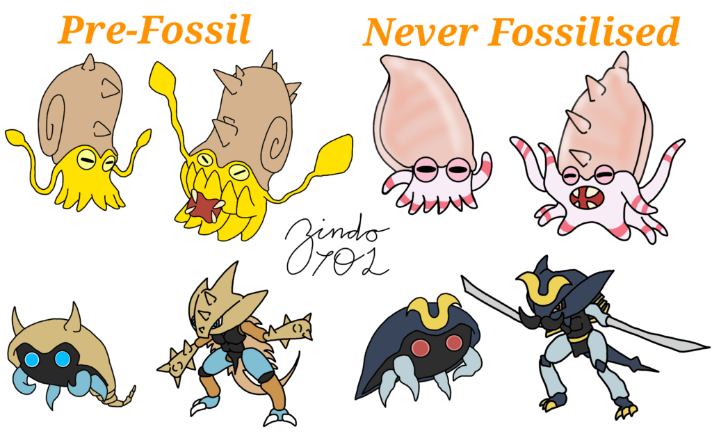 Tried a new idea where I drew the Kanto starters how I think they looked before becoming Fossilised what I think they'd look like if they were never Fossilised! Tell me if you'd like me to do this for the Hoenn fossils! And I'll take any feedback!