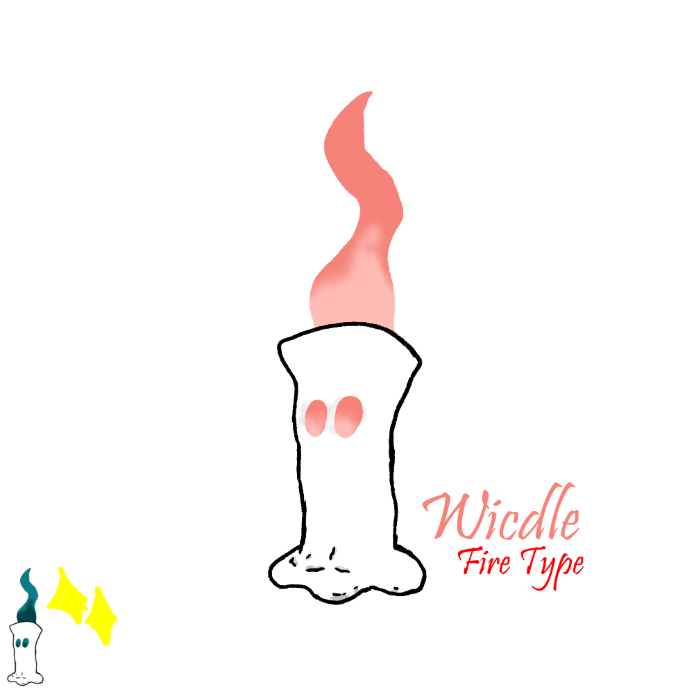 Wicdle the Candle Pokemon