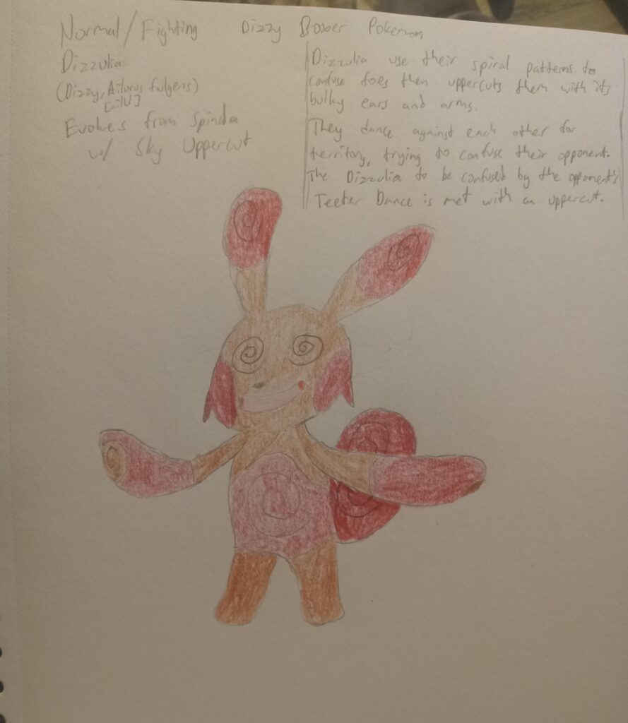 Fan evo for Spinda, Dizzulia