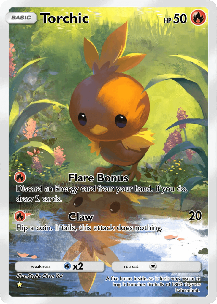 Torchic art I made 🌷 🌸🌺
