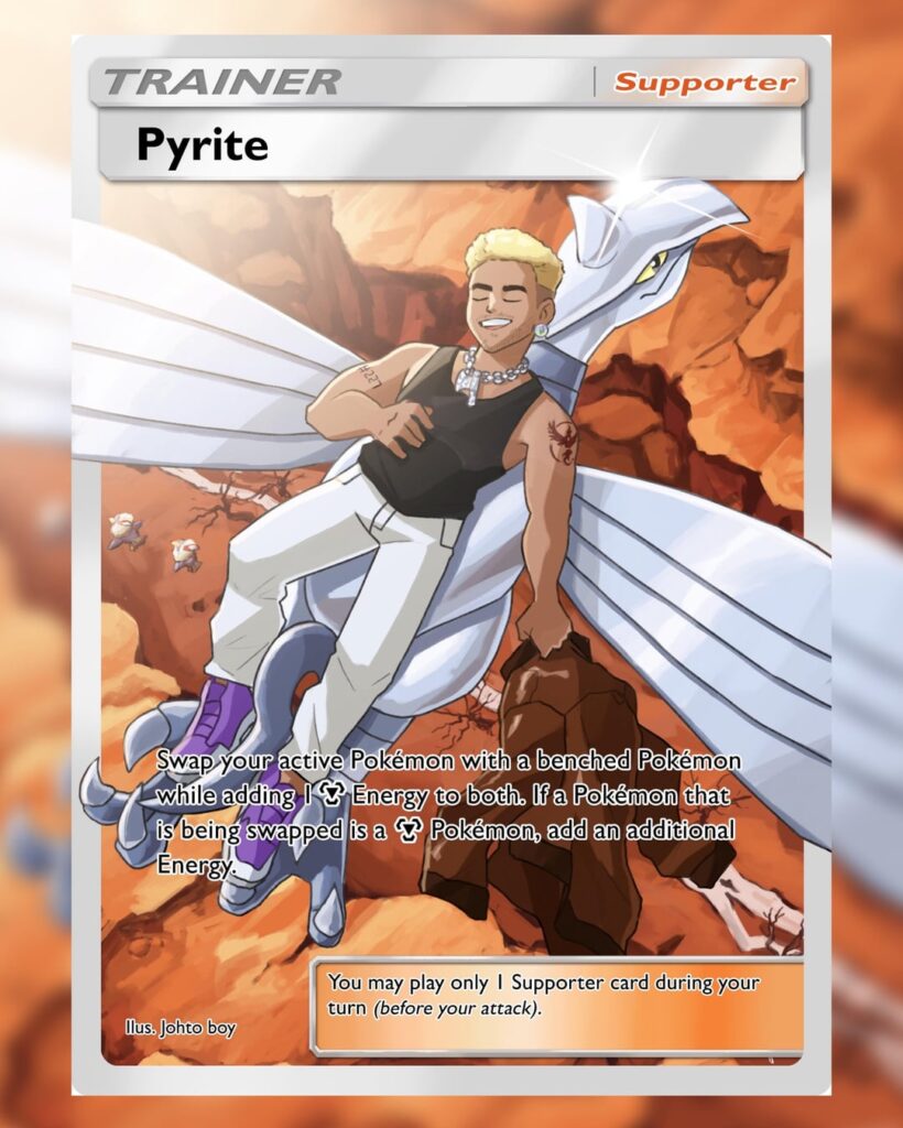 Pokémon trainer card commission I did, full art and normal version, Would this card come in handy for your deck?