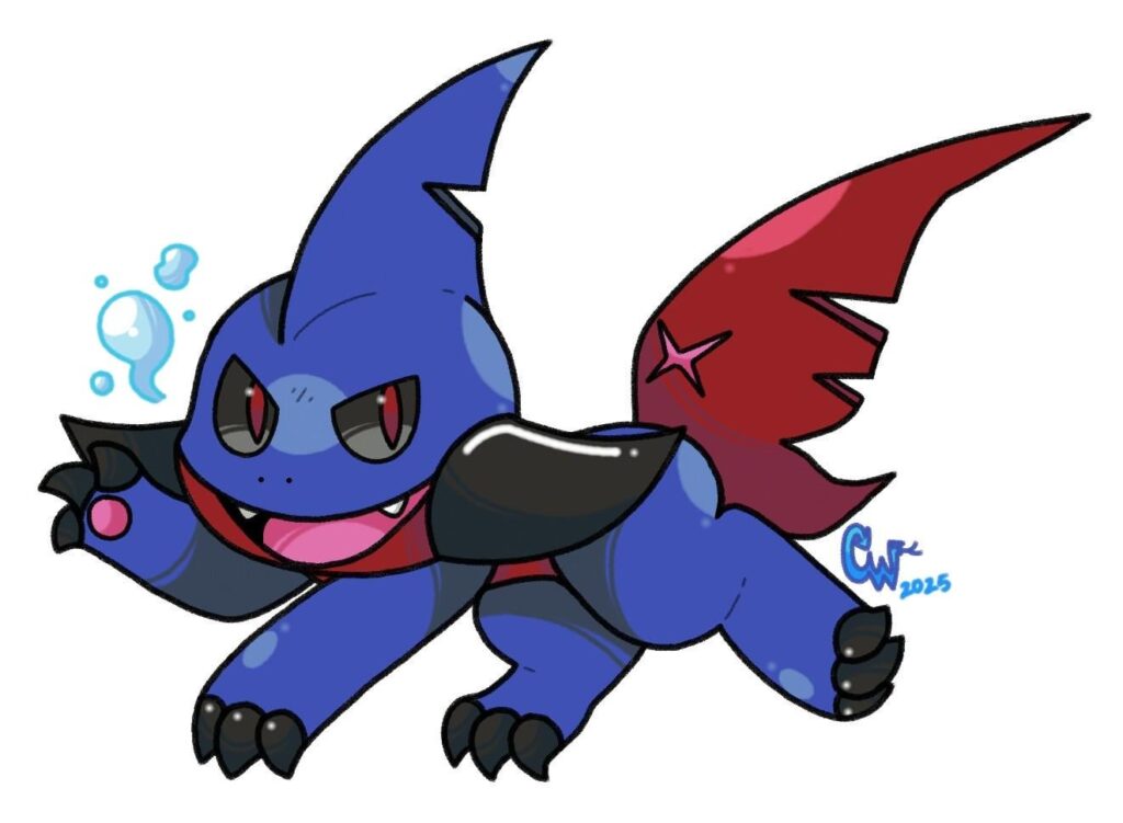 Convergent Mudkip! Water/Dark type[OC]