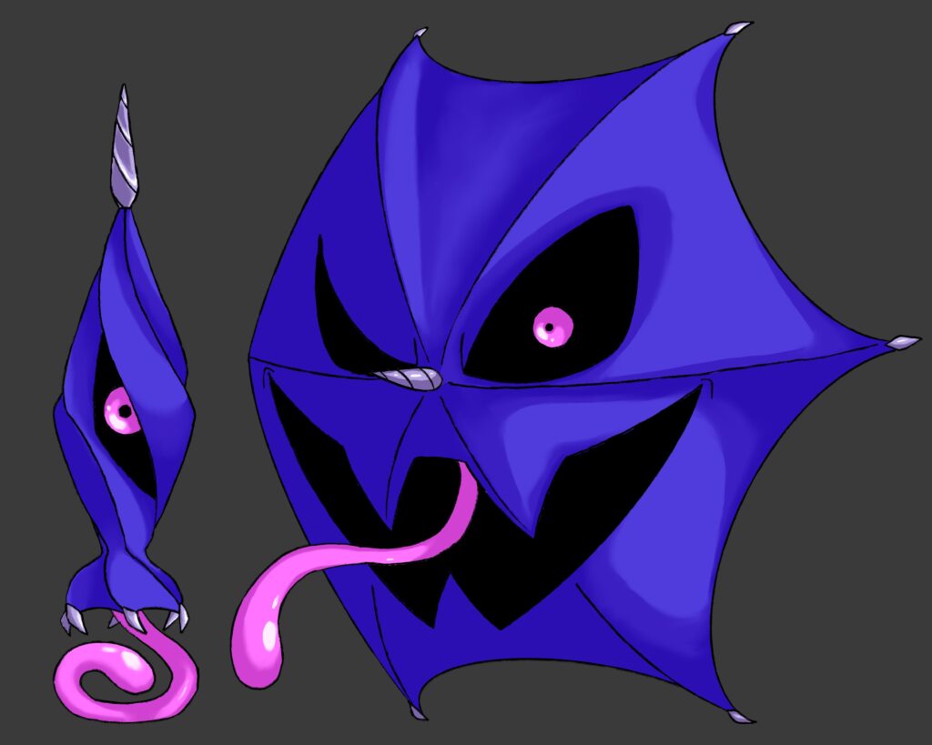 Open & Closed Versions of my Kasa-Obake Noké.