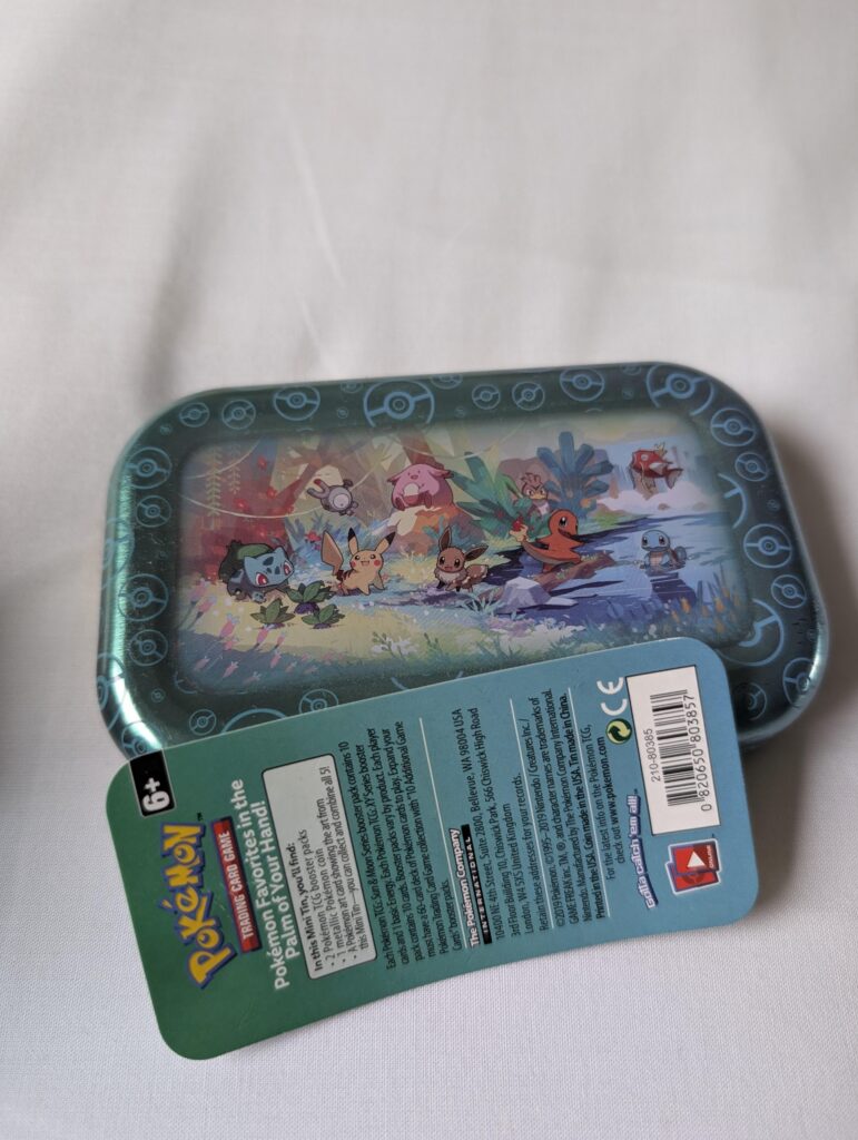 I never knew the back of tins had artwork hidden behind the information leaflet!