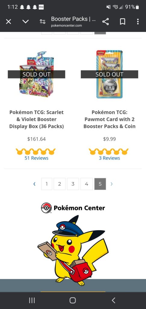 Such a "fun" "Hobby" every category sold out. They should just make a "whats avaliable" category to make searches quick and easy.
