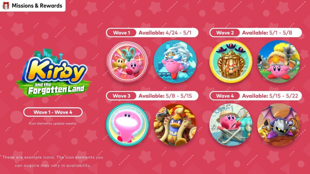 Kirby and the Forgotten Land NSO Icons have returned with some new icons!