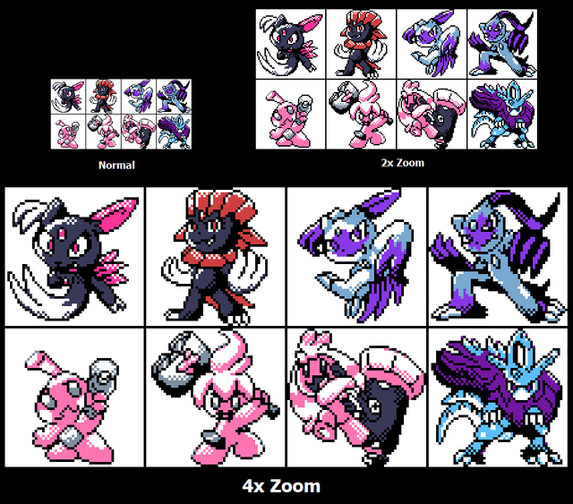 Some GSC Gen 2 styled sprites