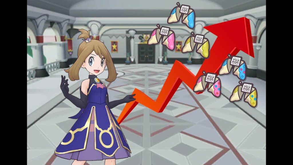 Pokemon Masters EX - Autofarming 1/2* Lucky cookies in Battle Villa with Champion May