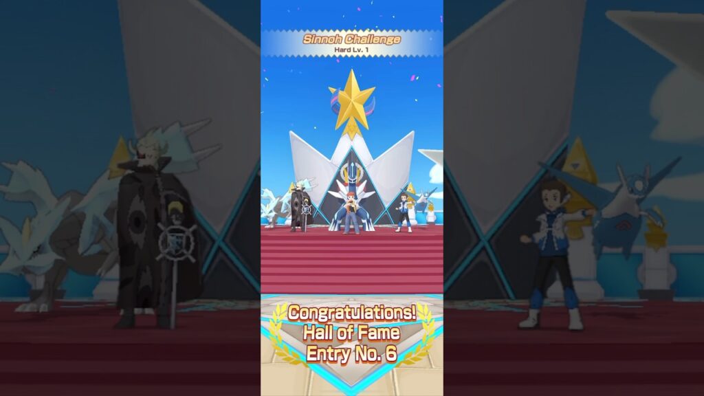 Pokemon Masters Ex Lucas vs Cynthia #shorts