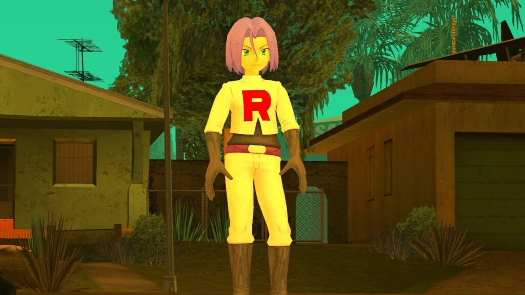 GTA SA - James from Pokemon Masters | Skins Mods PC/Android