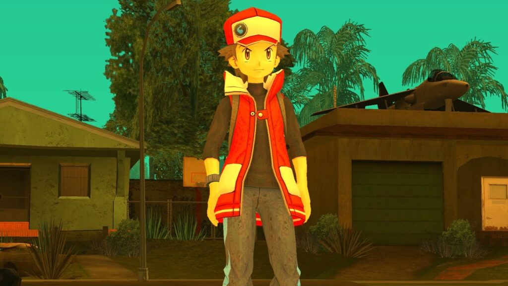 GTA SA - Red from Pokemon Masters | Skins Mods PC/Android