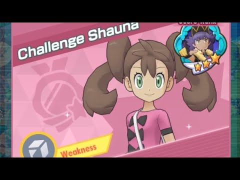 Pokemon Masters Ex: Damage Challenge: Challenge Shauna (Steel Weak) (3vs3): Obtained 1M Points