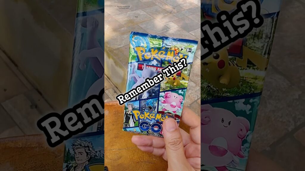 Pokemon Card Opening Pokemon GO TCG booster pack