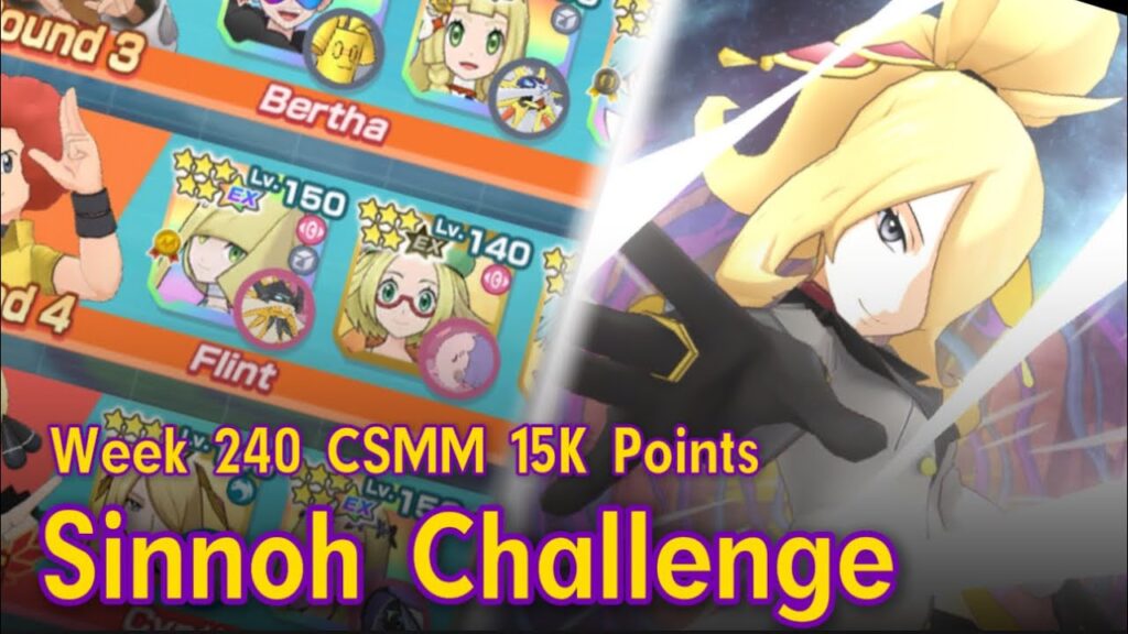 Week 240 CSMM 15K Points Sinnoh Challenge - Pokemon Masters EX