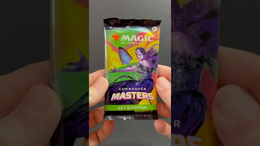 Opening a Commander Masters Booster Pack #mtg #magicthegathering