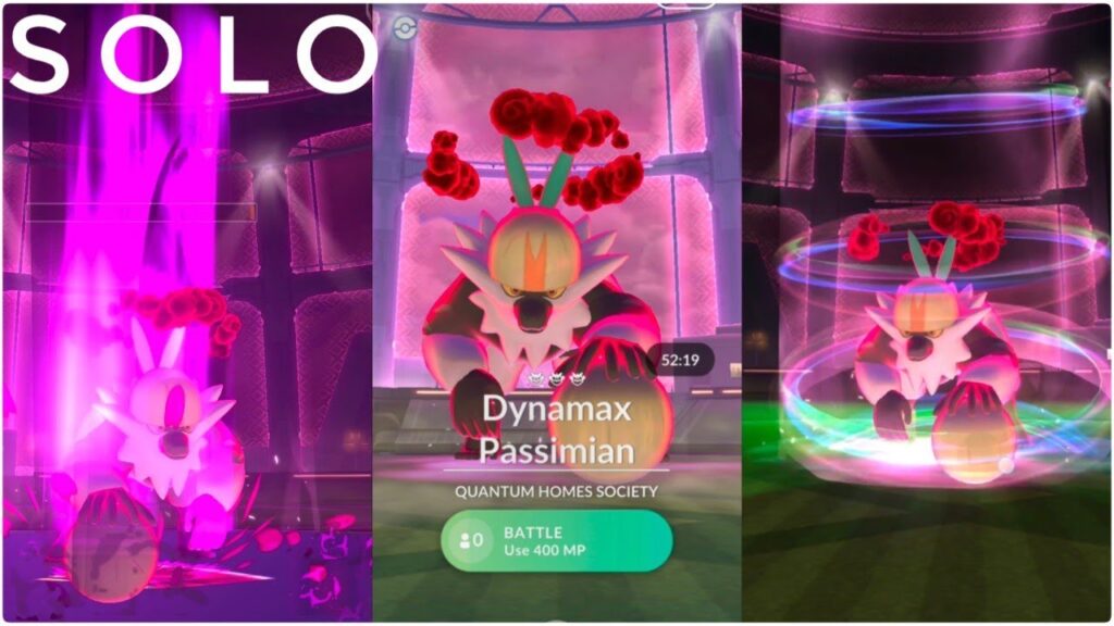 Fastest Way To Solo Dynamax Passimian in Pokemon Go | Max Monday |
