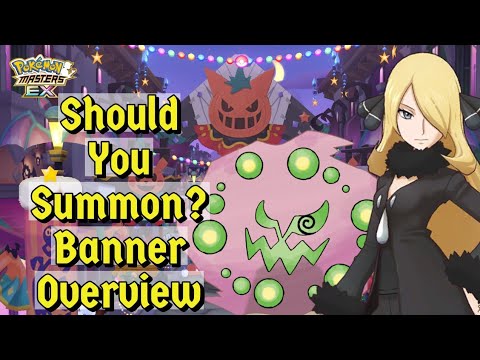 108 Evil Spirit! Variety Cynthia & Spiritomb Overview.  Pokemon Masters EX #pokemon #pokemonmasters