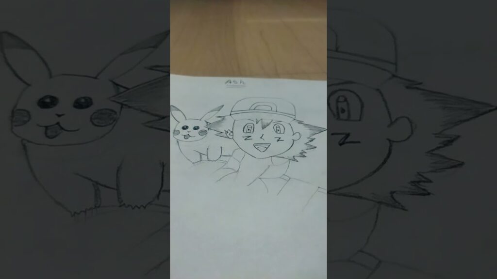 Pokemon master ash and picachu