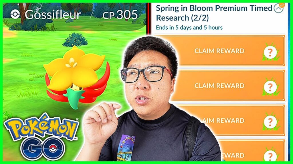 Spring into Spring with Premium Timed Research Rewards in Pokemon GO