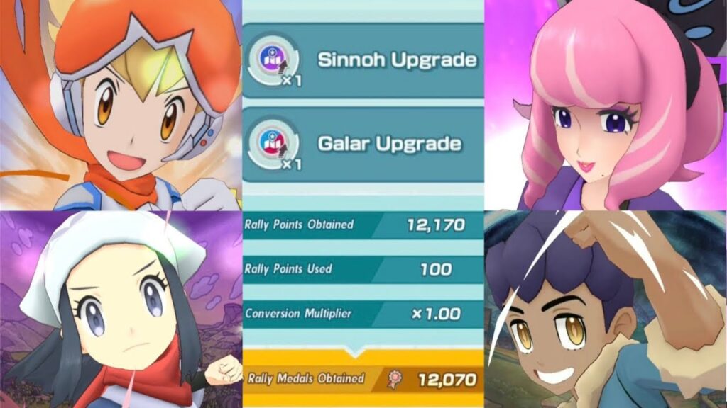 Shielding the pearls at the Battle Rally (Sinnoh + Galar Upgrade, 12,070 pts) [Pokemon Masters EX]